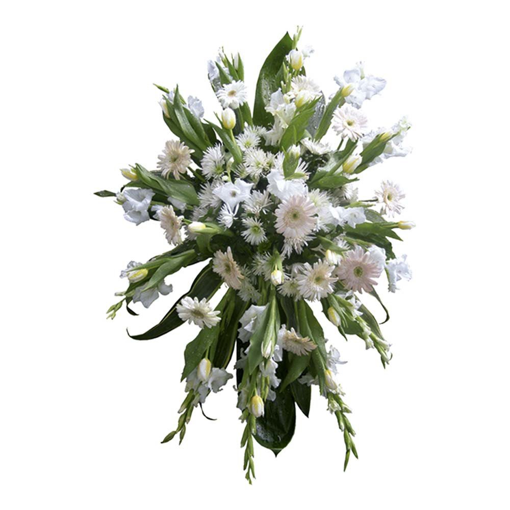 Lágrima Sin Trípode con 18 Tulipanes