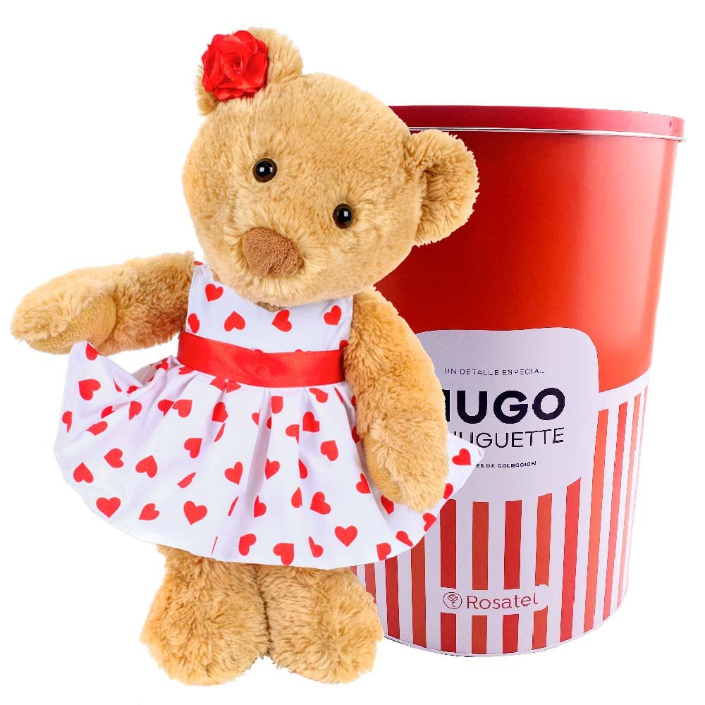 Huguette con Vestido Corazones