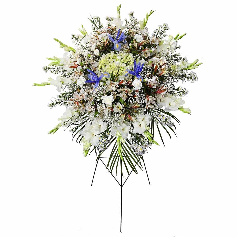 Lágrima con Trípode Flores Variadas