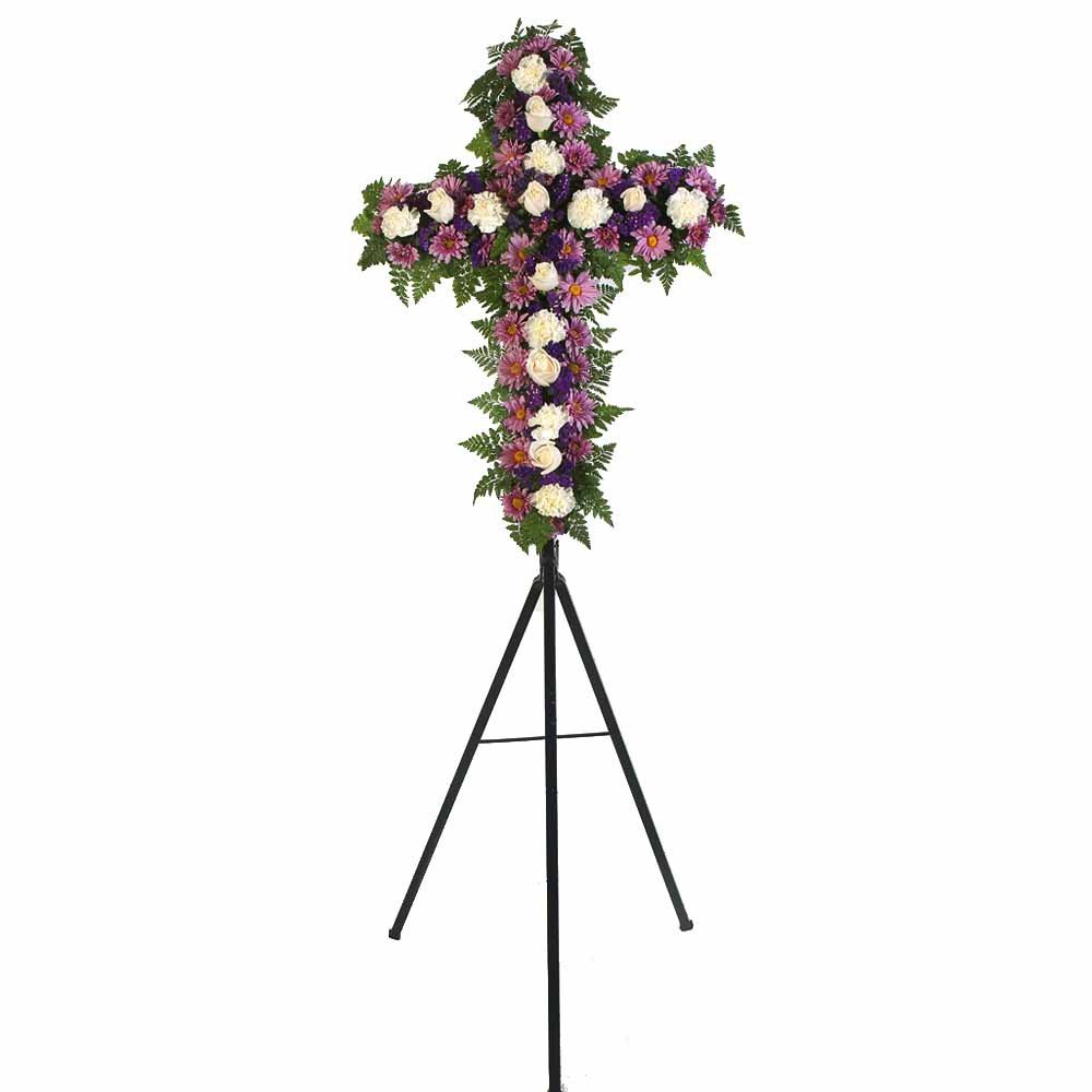 Cruz Pequeña Rosas y Flores