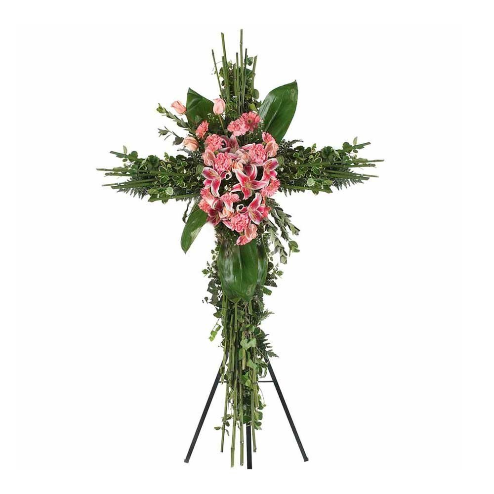 Cruz Grande Rosas y Flores