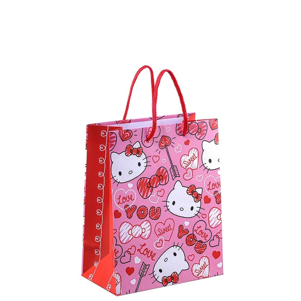 Bolsa Pequeña Línea Corazones de Hello Kitty
