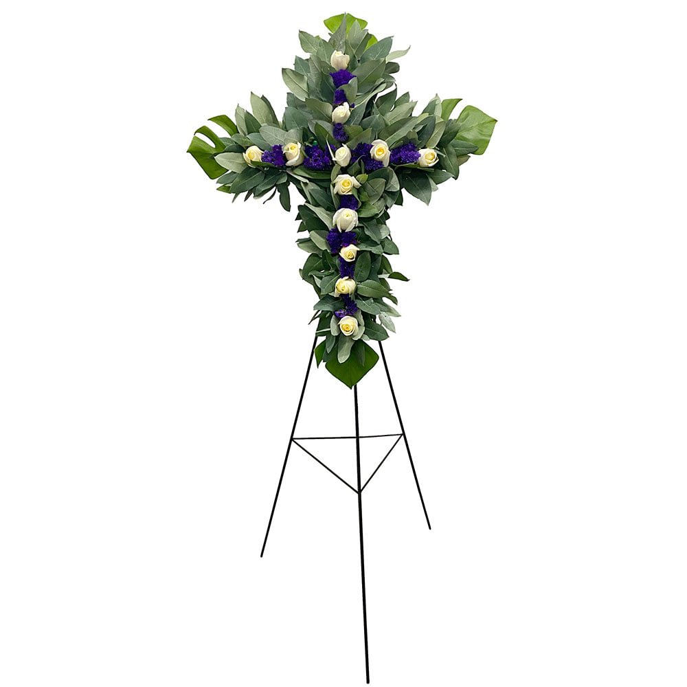 Cruz Pequeña Rosas y Flores