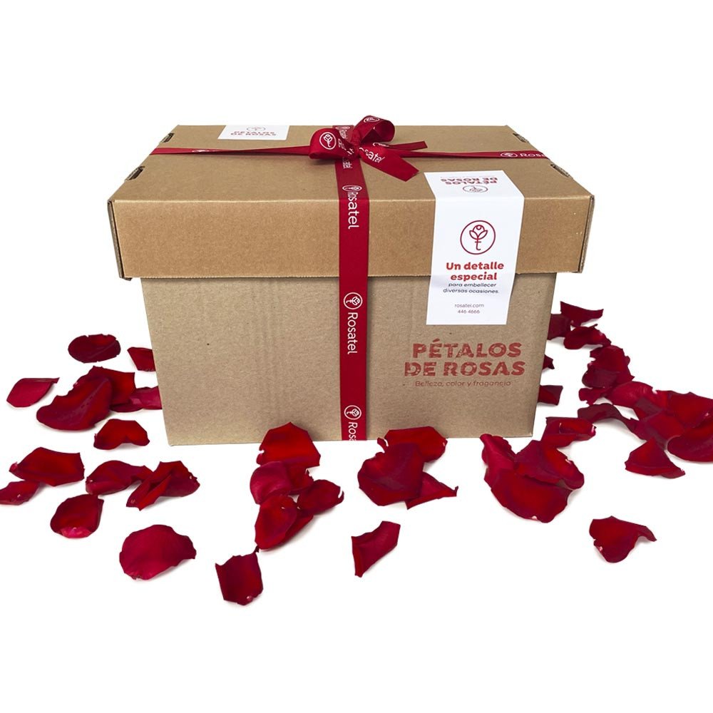 Caja Rosatel Pétalos Rojos