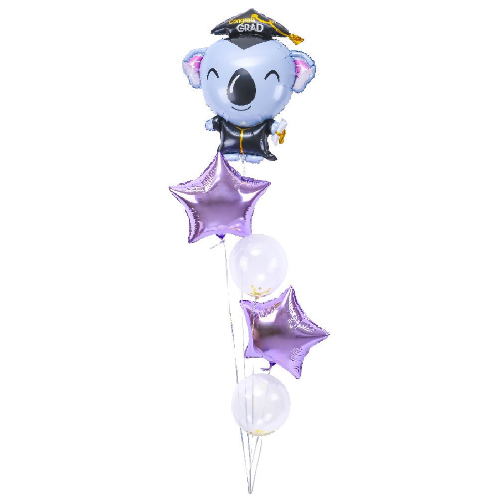 Bouquet Globos Graduación Koala