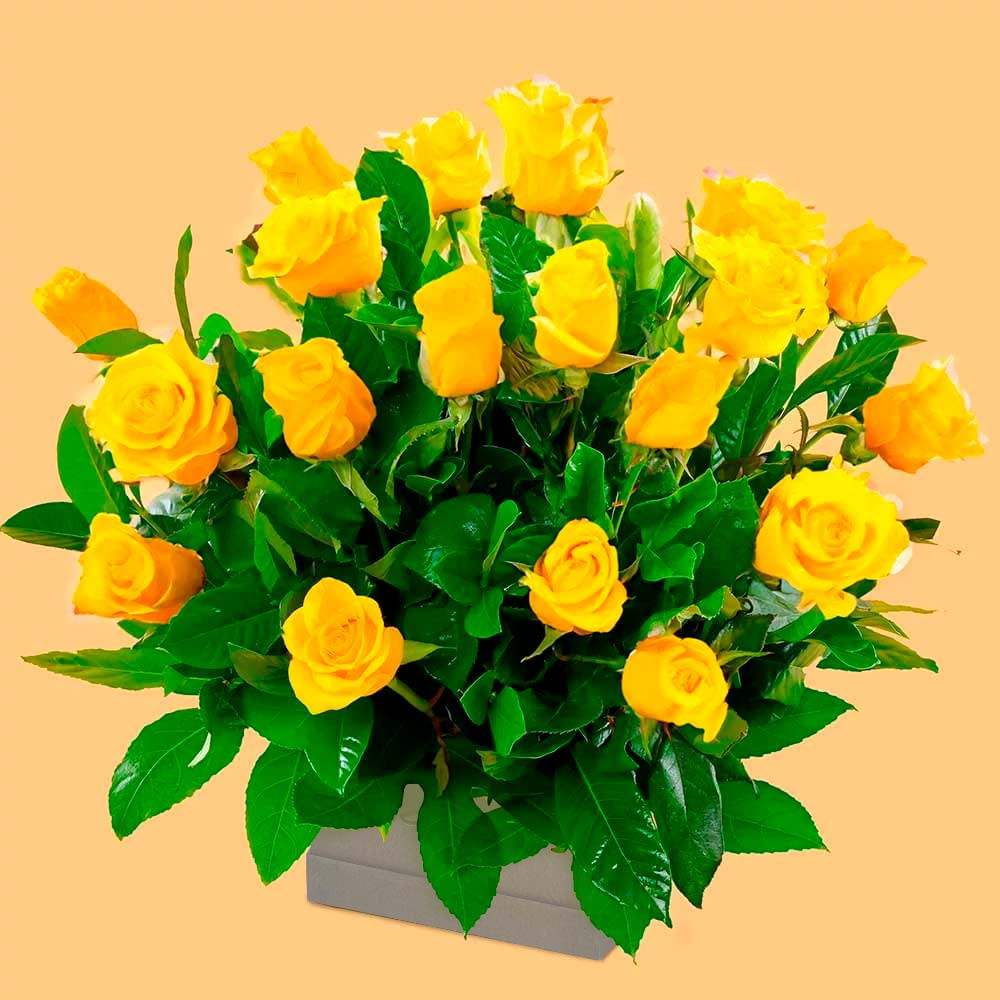 Arreglo Lucia Rosas Amarillas