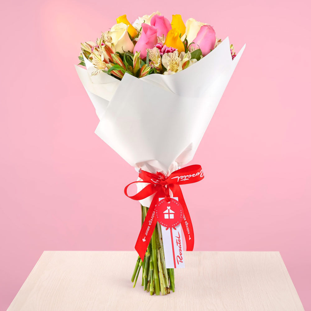 Ramo Sunshine Rosas Variadas