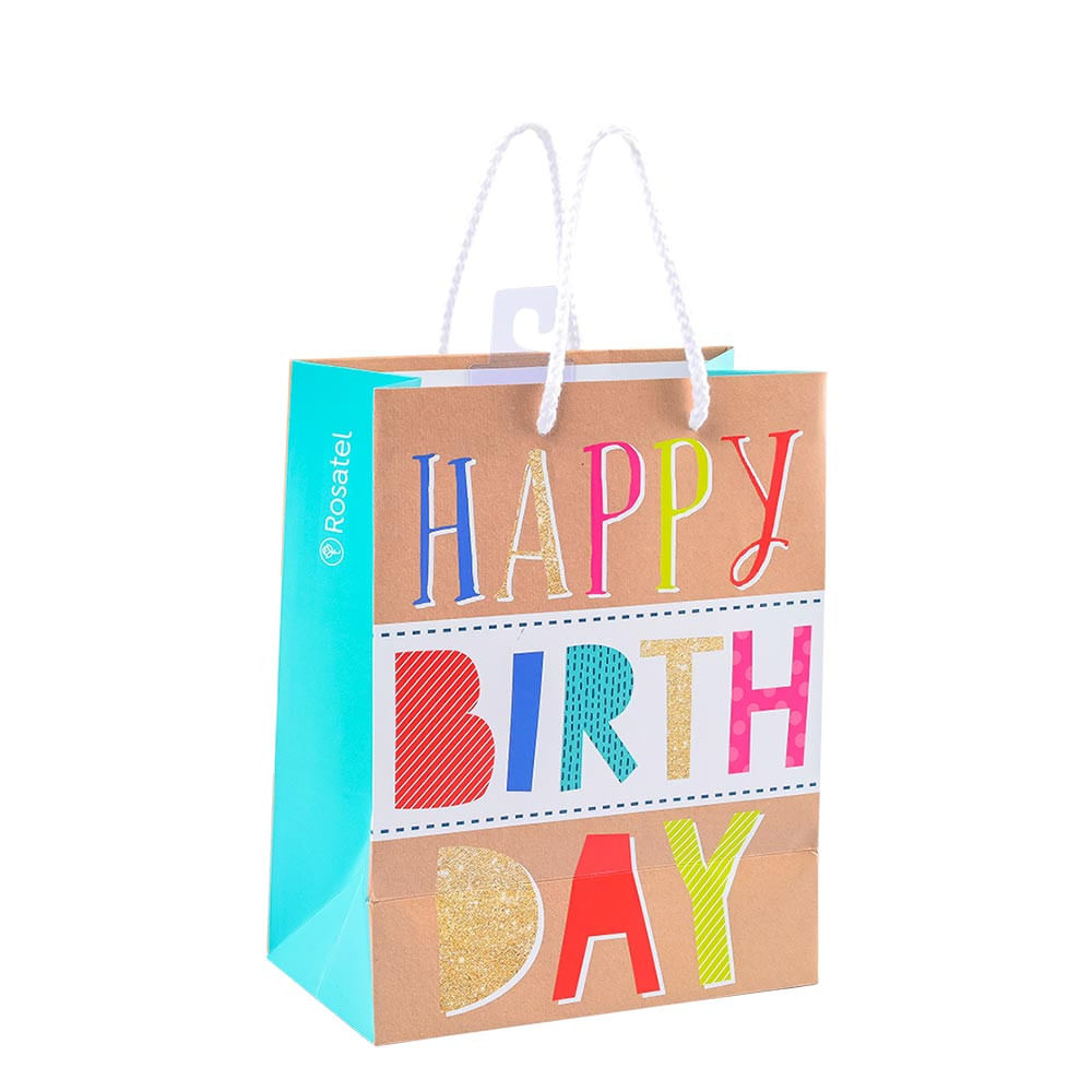 Bolsa Pequeña Happy Birthday Rosatel