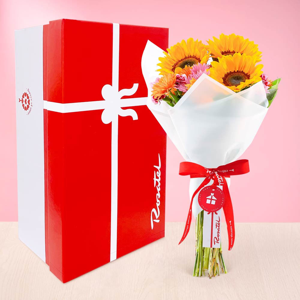 Ramo con Girasoles y Flores