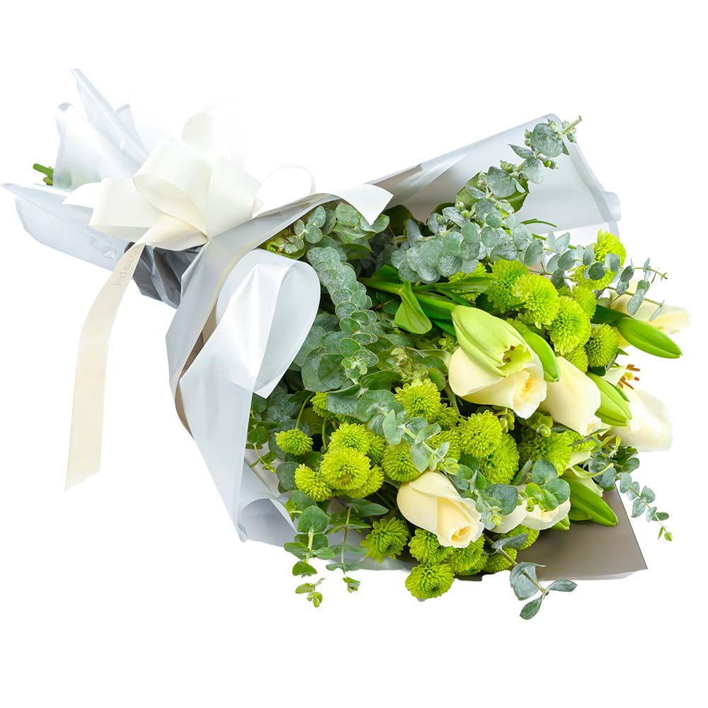 Ramo con Rosas Cremas y Flores