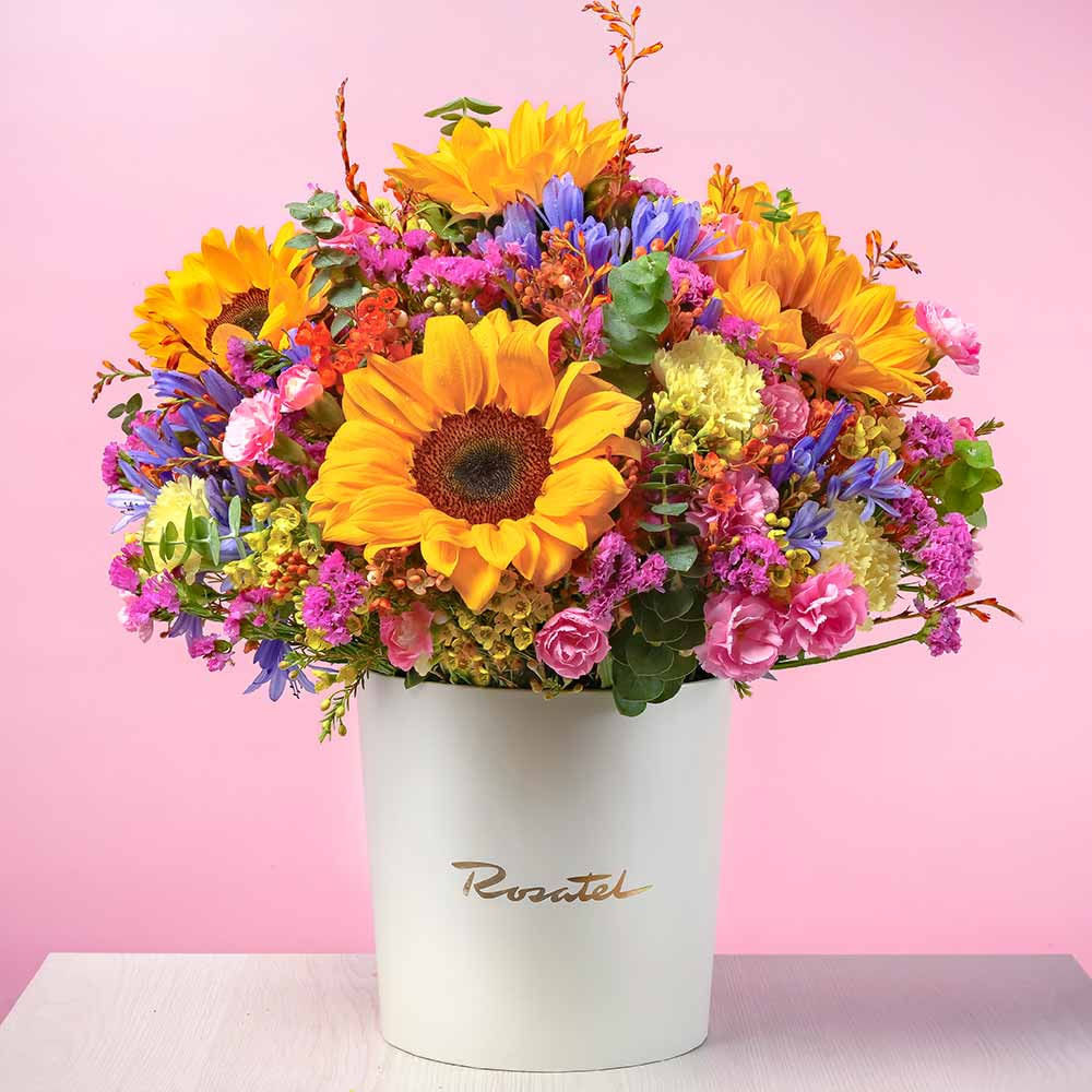 Sombrerera Primaveral Girasoles