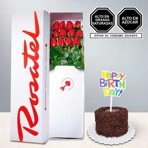 caja-12-rosas-y-mini-torta-happy-birthday