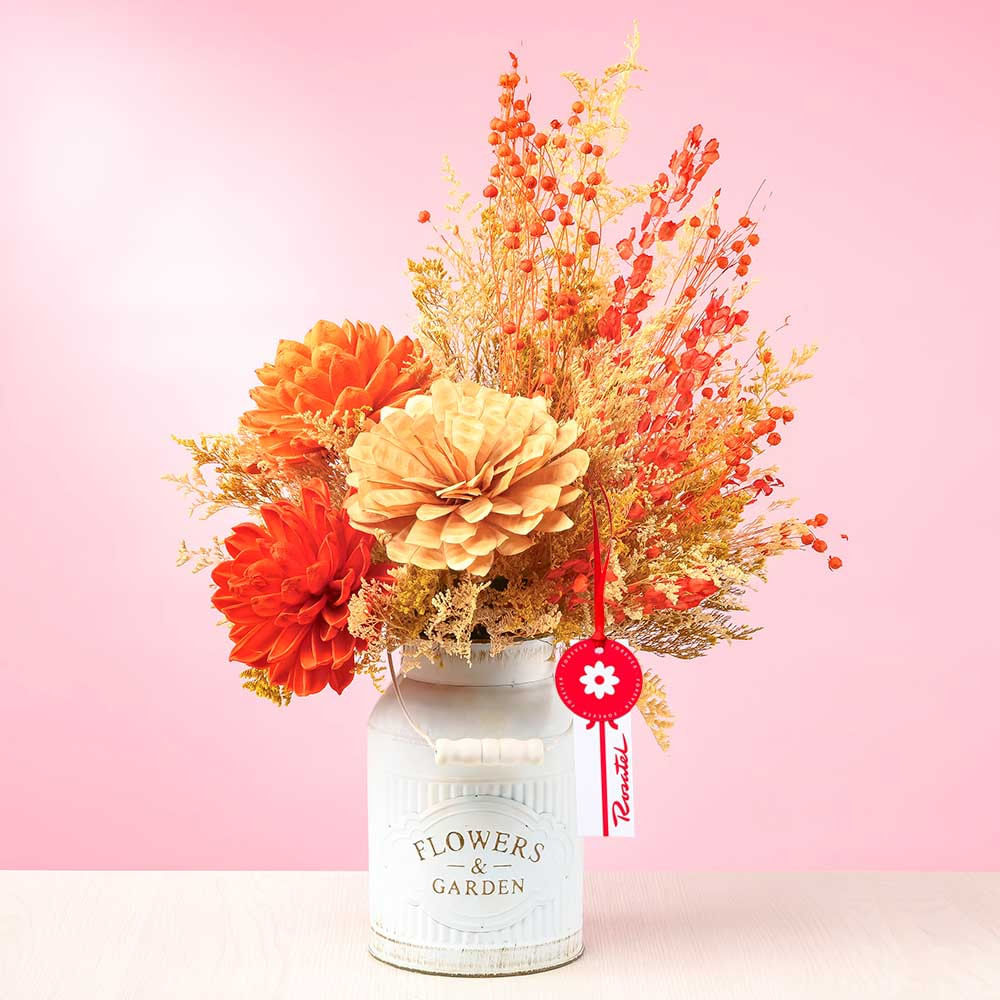 Arreglo Vintage Flores Secas