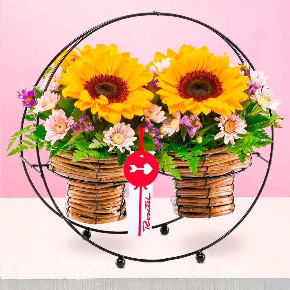 Arreglo Dúo Girasoles
