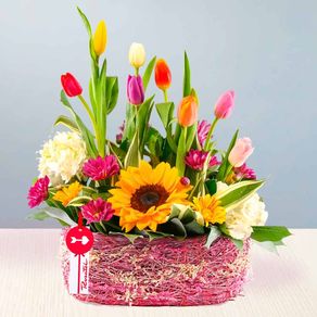 arreglo-arcoiris-floral