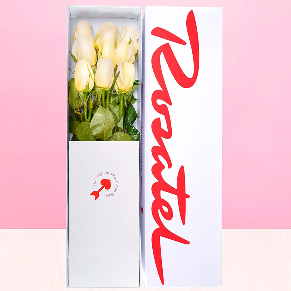 Caja Rosatel con 9 Rosas