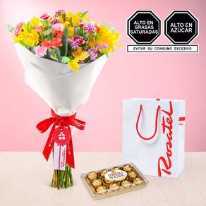 ramo-de-flores-y-ferrero-rocher