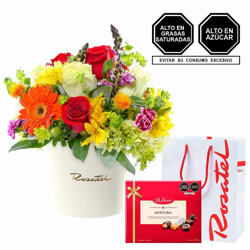 Sombrerera Primaveral y Chocolates