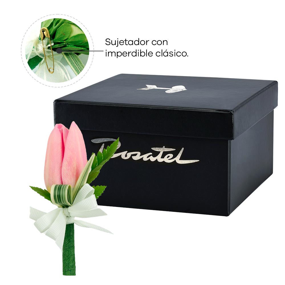 Corsage con Tulipán