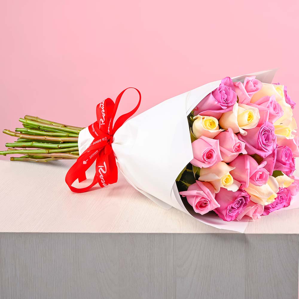 Ramo Dulce Elegancia con 25 Rosas