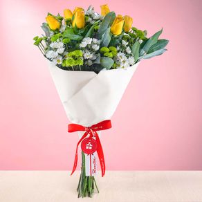ramo-estilo-premium-rosas-amarillas