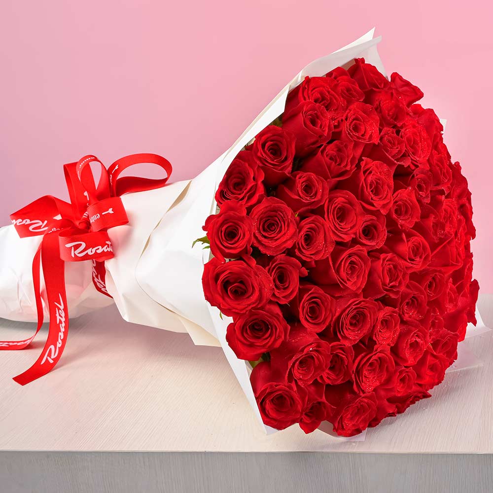 Ramo con 75 Rosas Rojas