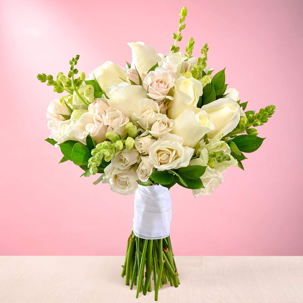 Bouquet de Novia con Rosas y Mini Rosas