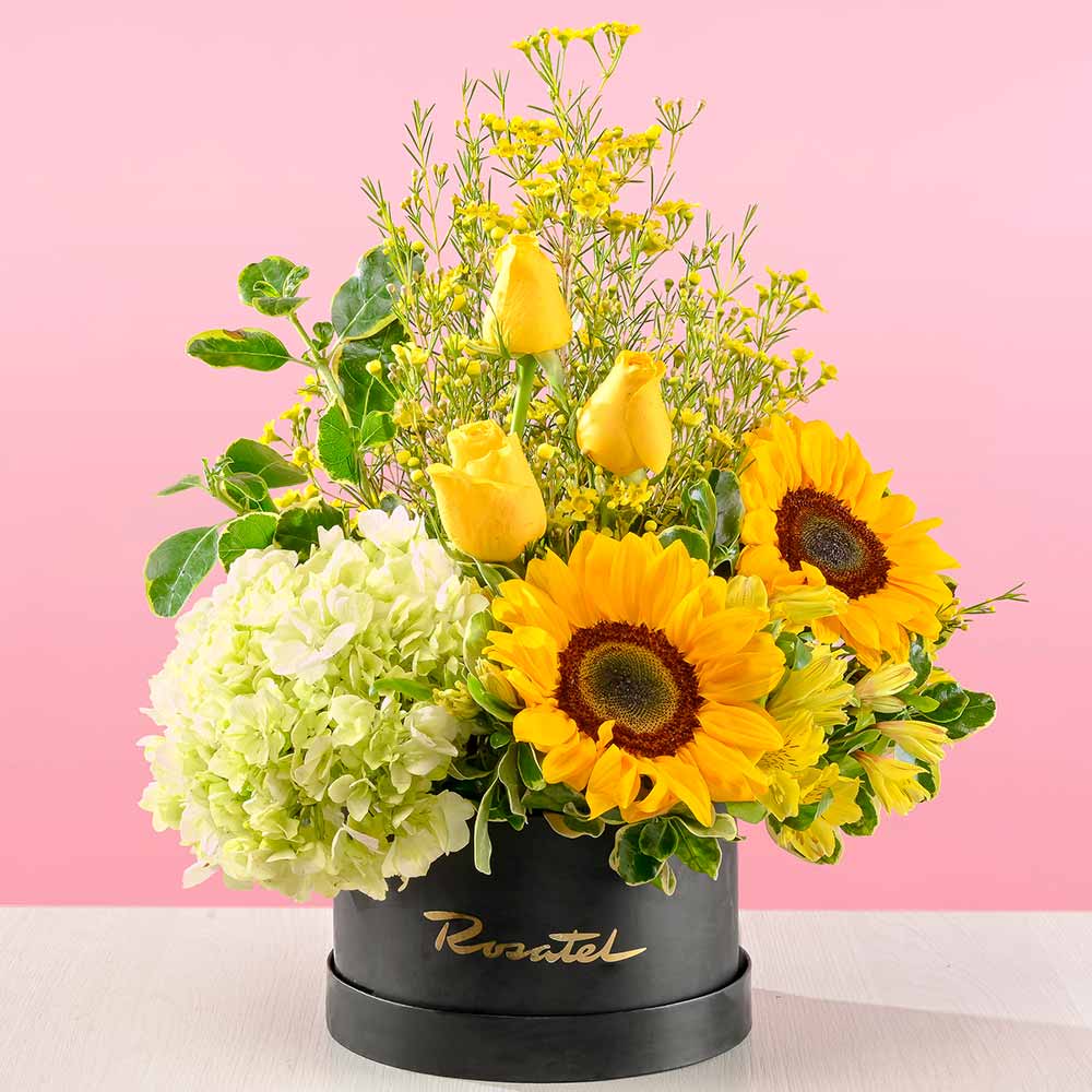 Arreglo Flores Amarillas Variadas