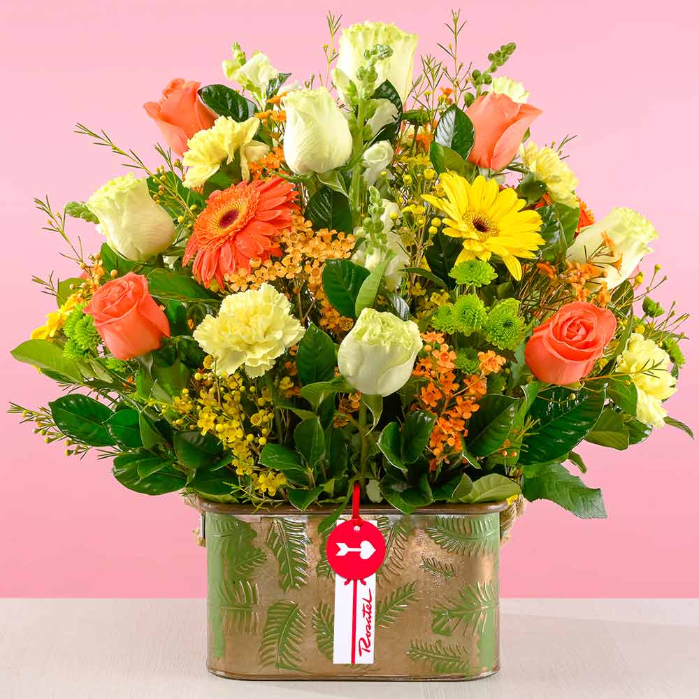 Arreglo de Rosas y Gerberas