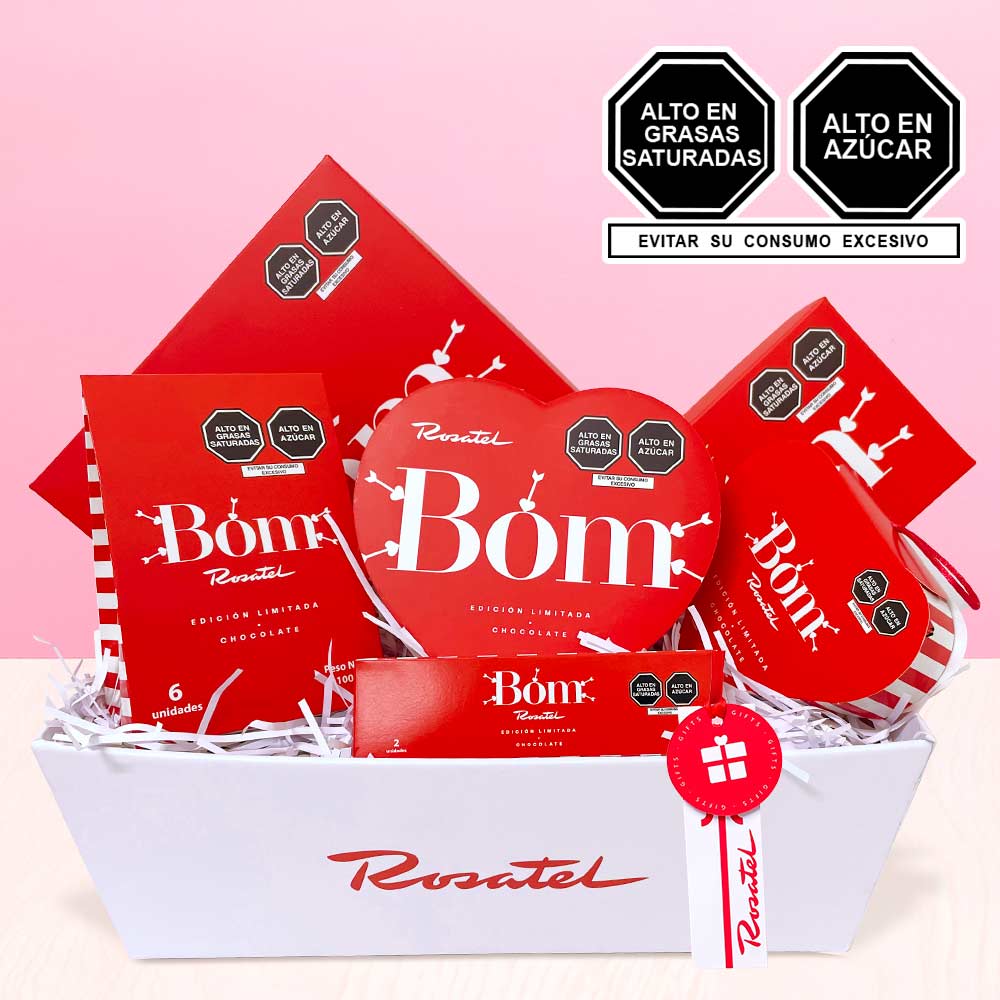 Arreglo de Chocolates Bom Rosatel