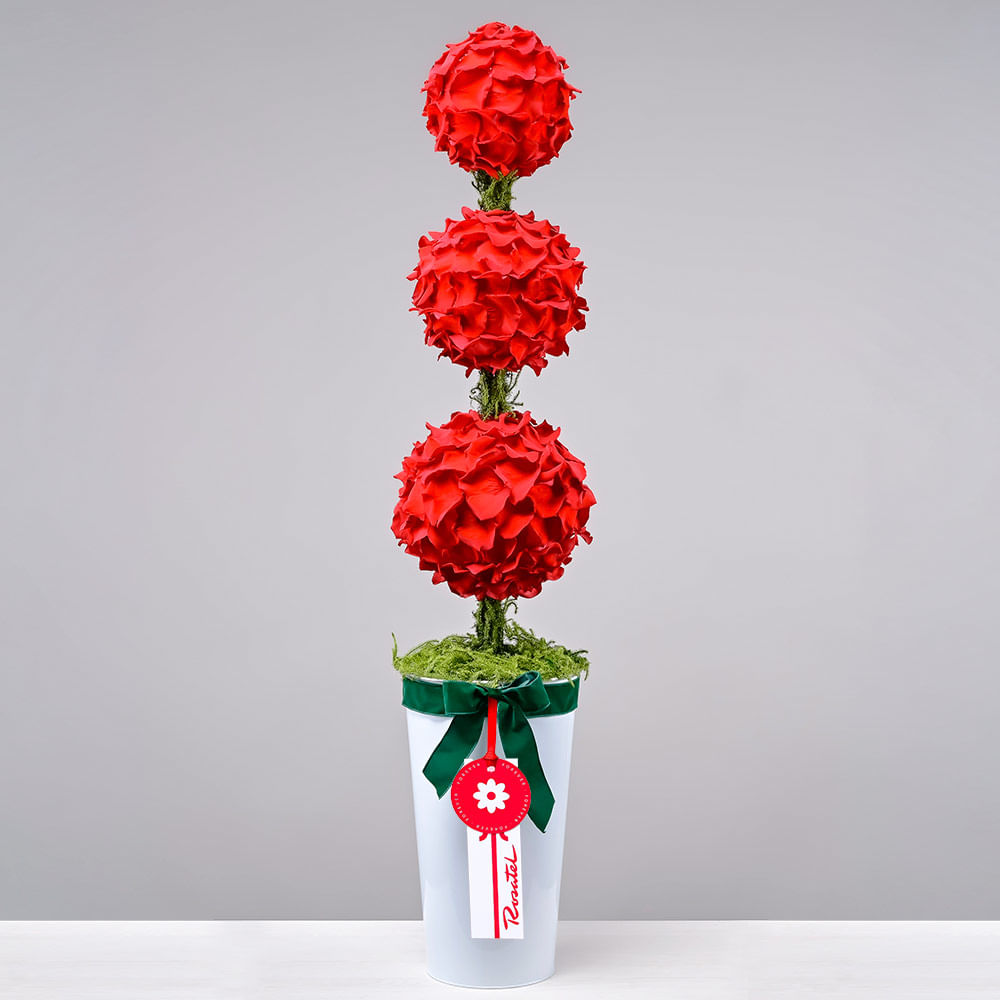 Topiario Pétalos de Rosas