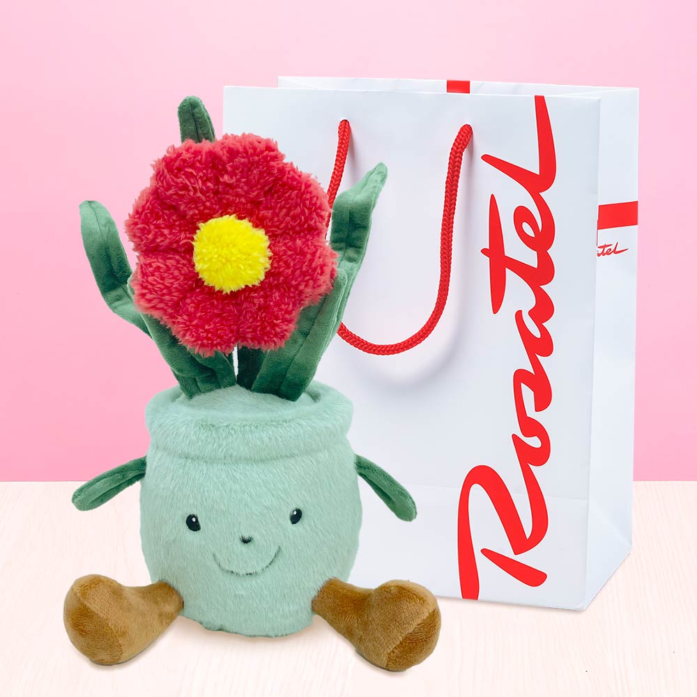 Maceta Plush Flor