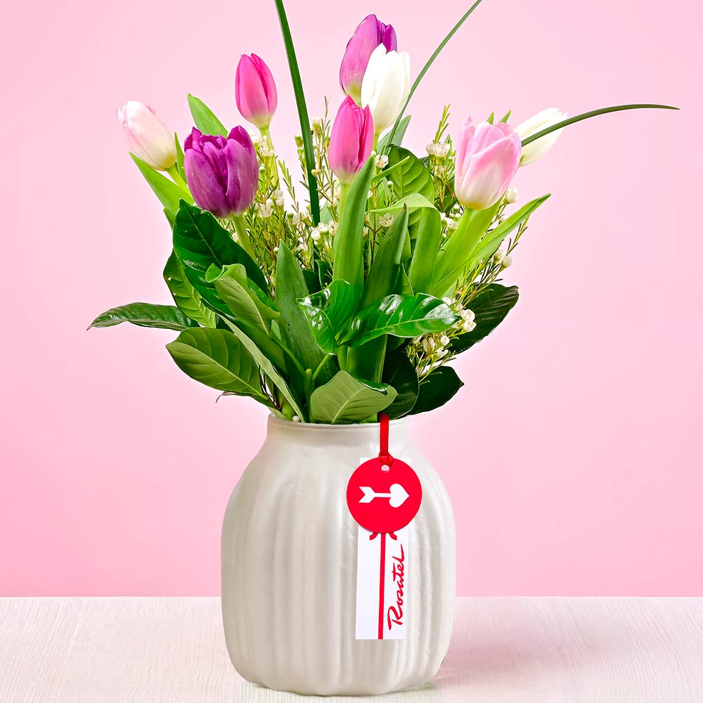 Arreglo Elegancia de Tulipanes