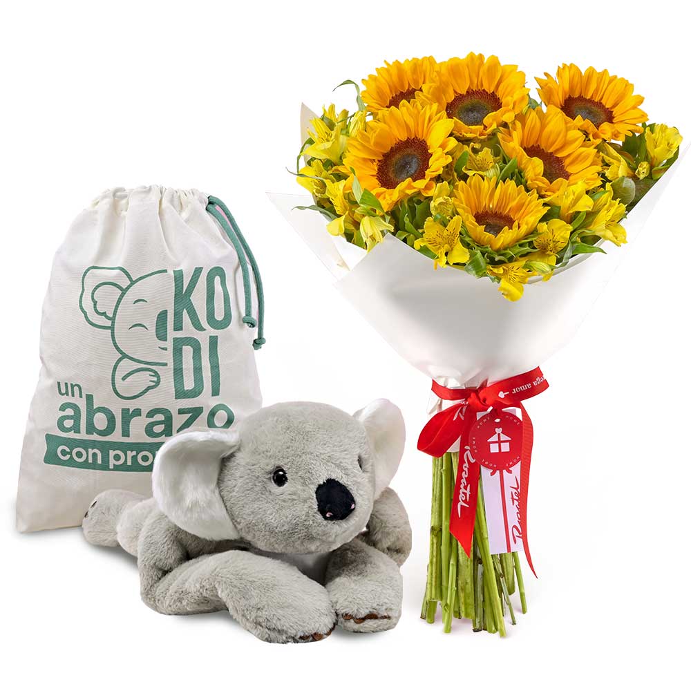 Ramo de Girasoles y Kodi