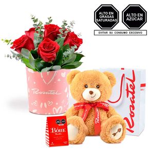 Arreglo Rosas Flores Hugo y Chocolates